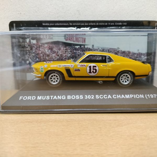 #23 Ford Mustang Boss 302 SCCA Champion COLLECTION AMERICAN CARS 1/43